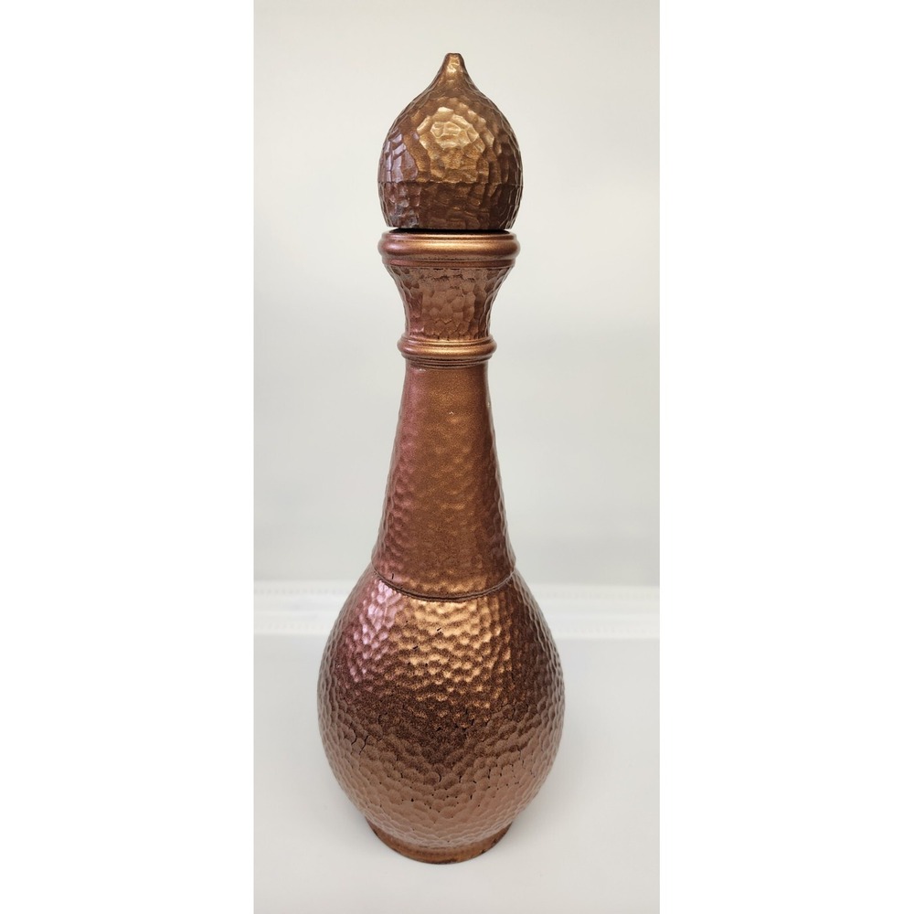 Rare Vtg Andros Distillery Pilburg Holland Liquor Copper Color Decanter EMPTY